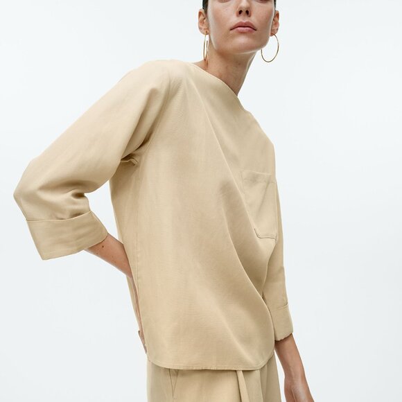 ARKET Boat Neck Blouse - NWOT - Picture 2 of 8